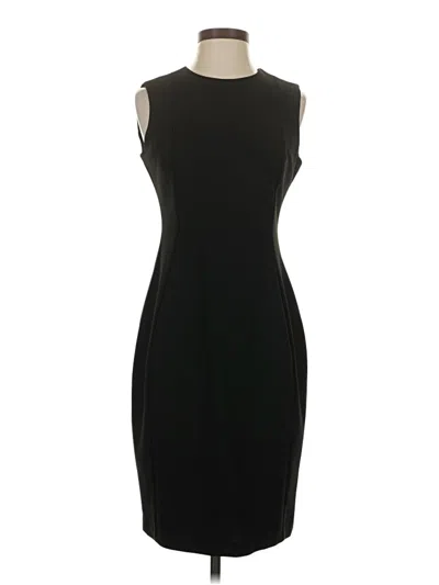 Pre-owned Calvin Klein Cocktail Dress In Black