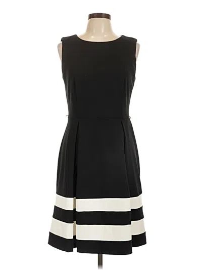 Pre-owned Calvin Klein Cocktail Dress In Black