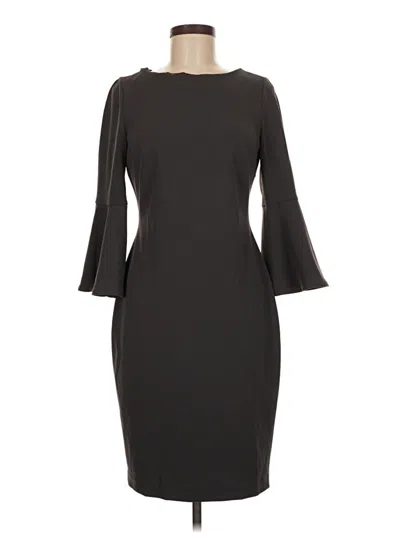 Pre-owned Calvin Klein Cocktail Dress In Black