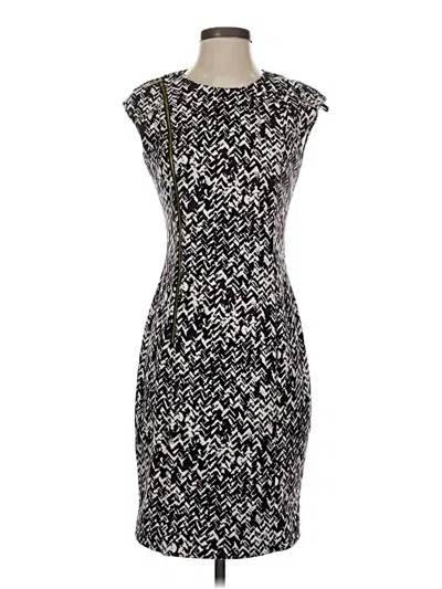 Pre-owned Calvin Klein Cocktail Dress In Black