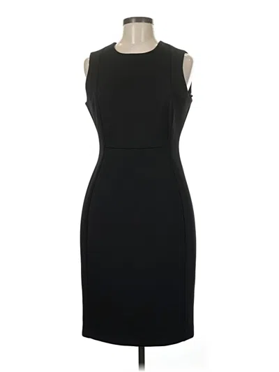 Pre-owned Calvin Klein Cocktail Dress In Black