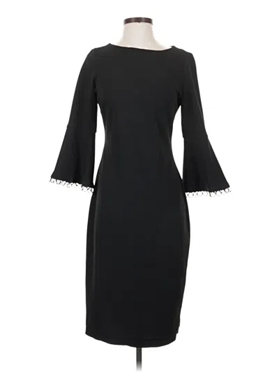 Pre-owned Calvin Klein Cocktail Dress In Black