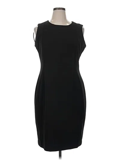 Pre-owned Calvin Klein Cocktail Dress In Black