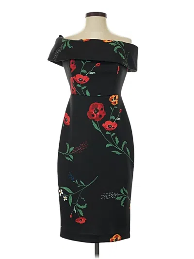 Pre-owned Calvin Klein Cocktail Dress In Black