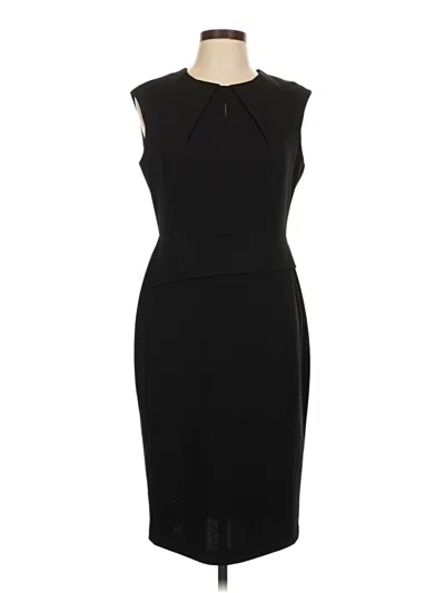 Pre-owned Calvin Klein Cocktail Dress In Black
