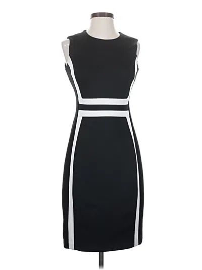 Pre-owned Calvin Klein Cocktail Dress In Black