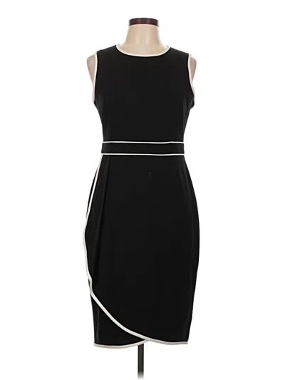 Pre-owned Calvin Klein Cocktail Dress In Black