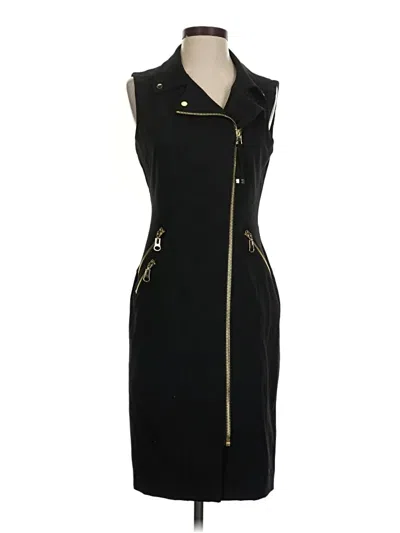 Pre-owned Calvin Klein Cocktail Dress In Black