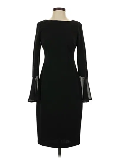 Pre-owned Calvin Klein Cocktail Dress In Black