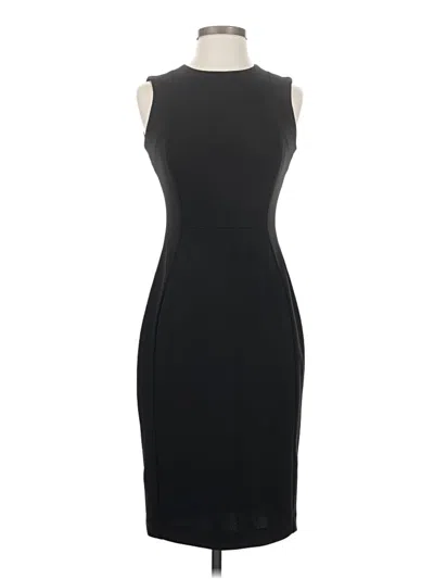 Pre-owned Calvin Klein Cocktail Dress In Black