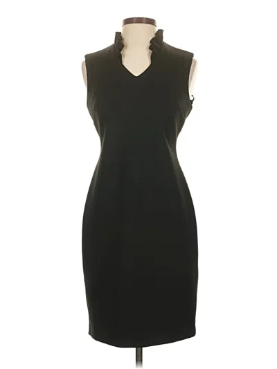 Pre-owned Calvin Klein Cocktail Dress In Black