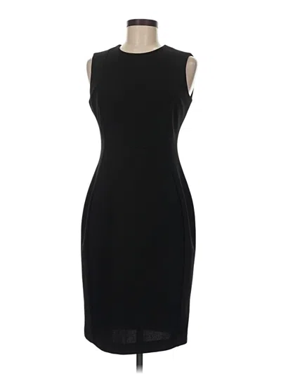 Pre-owned Calvin Klein Cocktail Dress In Black
