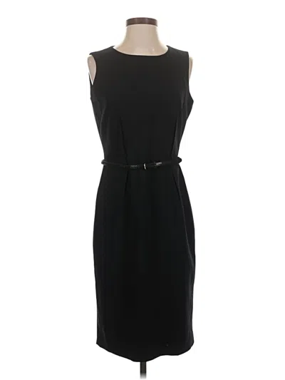 Pre-owned Calvin Klein Cocktail Dress In Black