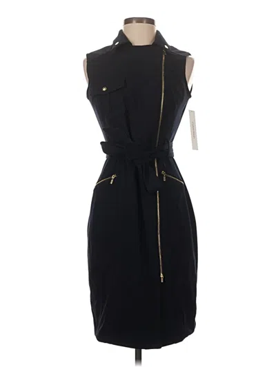 Pre-owned Calvin Klein Cocktail Dress In Black