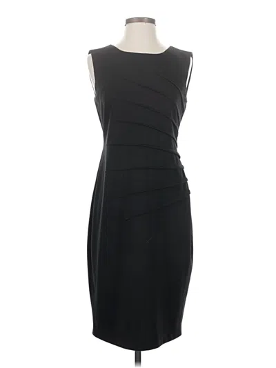 Pre-owned Calvin Klein Cocktail Dress In Black