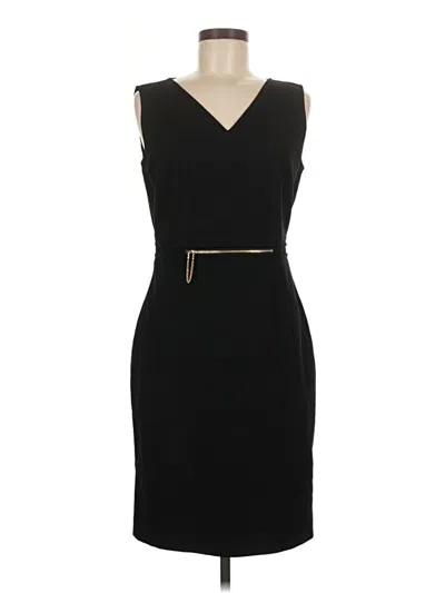 Pre-owned Calvin Klein Cocktail Dress In Black