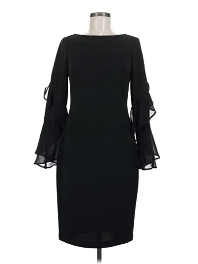 Pre-owned Calvin Klein Cocktail Dress In Black