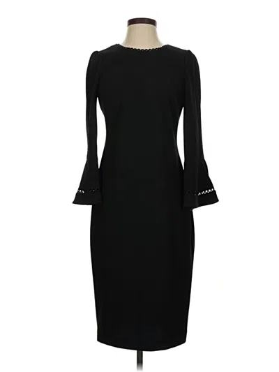 Pre-owned Calvin Klein Cocktail Dress In Black