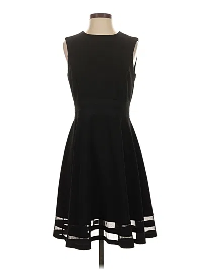 Pre-owned Calvin Klein Cocktail Dress In Black
