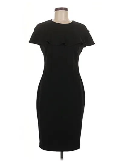 Pre-owned Calvin Klein Cocktail Dress In Black