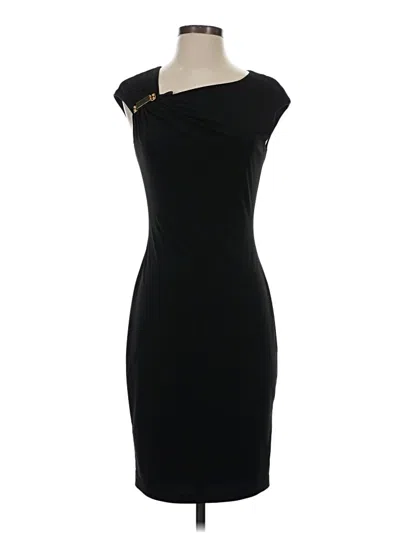 Pre-owned Calvin Klein Cocktail Dress In Black