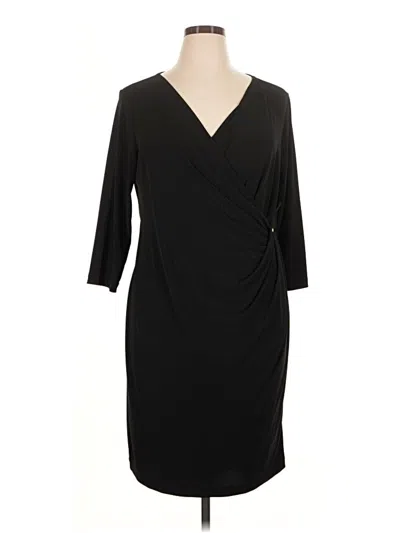 Pre-owned Calvin Klein Cocktail Dress In Black