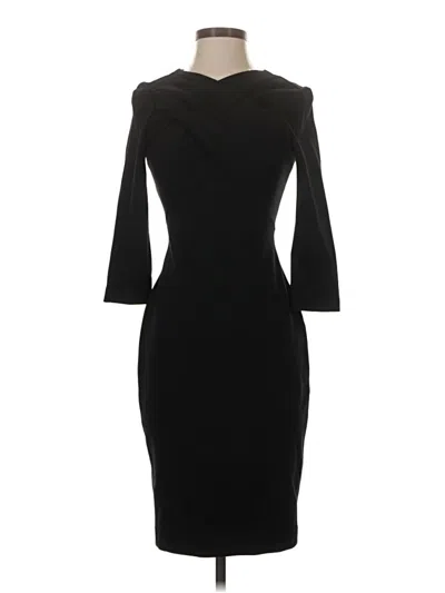 Pre-owned Calvin Klein Cocktail Dress In Black