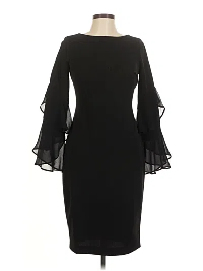 Pre-owned Calvin Klein Cocktail Dress In Black