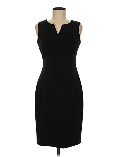 Pre-owned Calvin Klein Cocktail Dress In Black