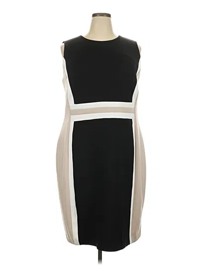 Pre-owned Calvin Klein Cocktail Dress In Black