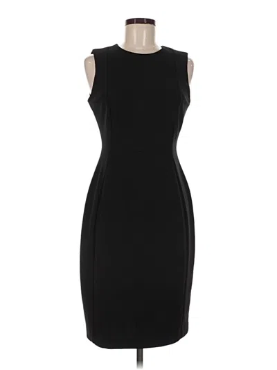 Pre-owned Calvin Klein Cocktail Dress In Black
