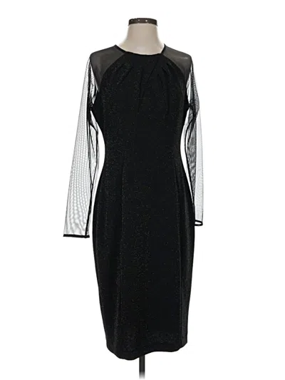 Pre-owned Calvin Klein Cocktail Dress In Black