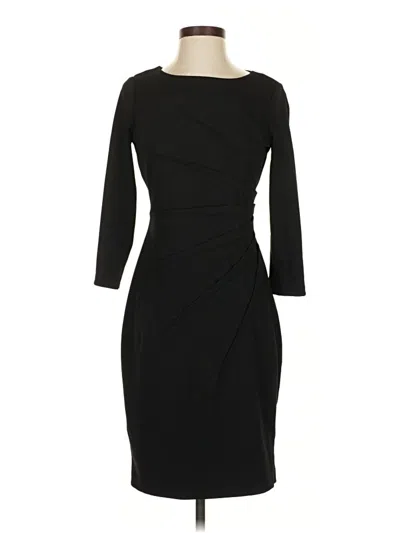 Pre-owned Calvin Klein Cocktail Dress In Black
