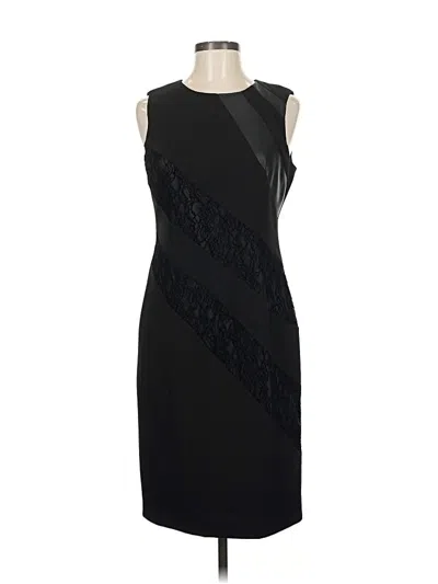 Pre-owned Calvin Klein Cocktail Dress In Black