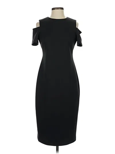 Pre-owned Calvin Klein Cocktail Dress In Black