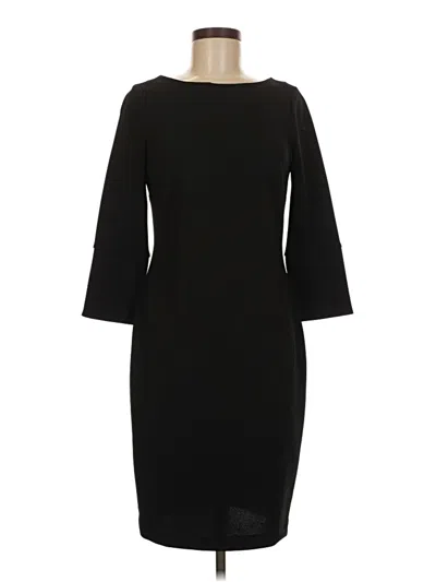 Pre-owned Calvin Klein Cocktail Dress In Black