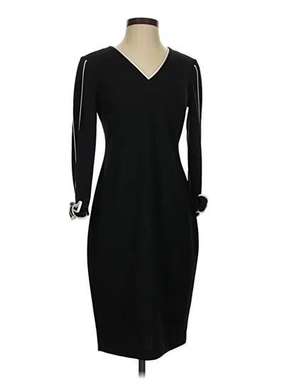 Pre-owned Calvin Klein Cocktail Dress In Black