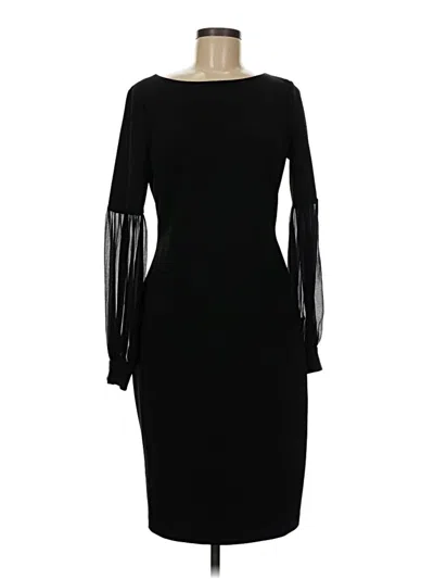 Pre-owned Calvin Klein Cocktail Dress In Black