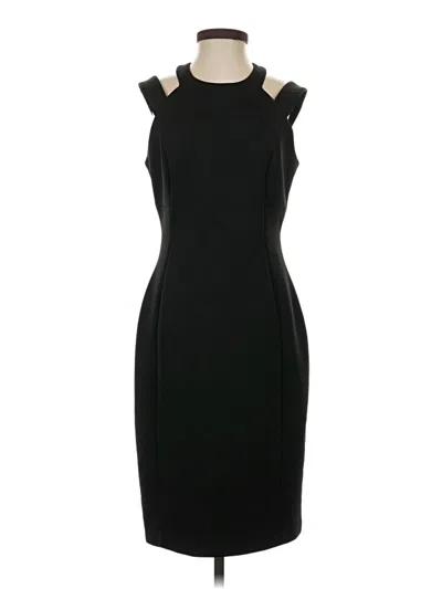 Pre-owned Calvin Klein Cocktail Dress In Black