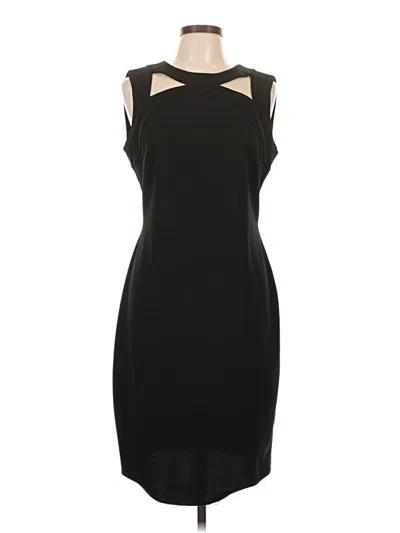 Pre-owned Calvin Klein Cocktail Dress In Black
