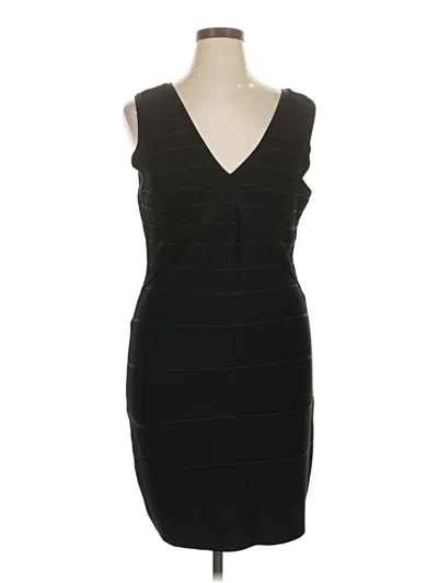 Pre-owned Calvin Klein Cocktail Dress In Black