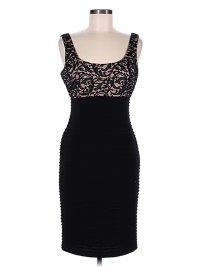 Pre-owned Calvin Klein Cocktail Dress In Black