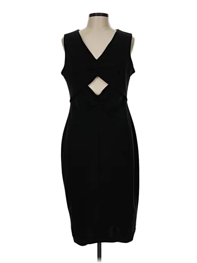 Pre-owned Calvin Klein Cocktail Dress In Black