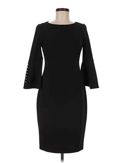 Pre-owned Calvin Klein Cocktail Dress In Black