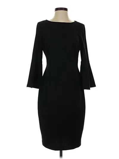 Pre-owned Calvin Klein Cocktail Dress In Black