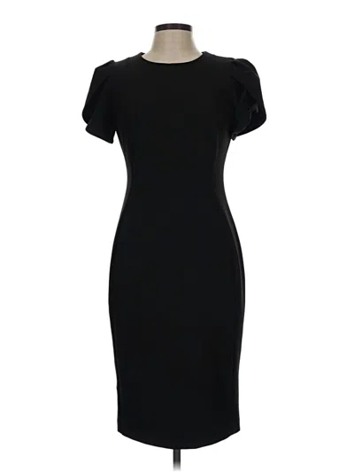 Pre-owned Calvin Klein Cocktail Dress In Black