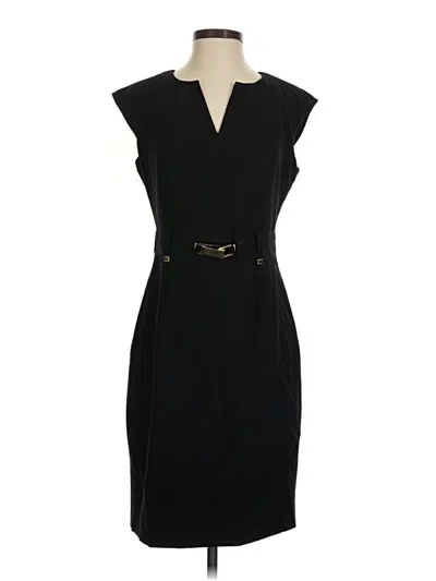 Pre-owned Calvin Klein Cocktail Dress In Black