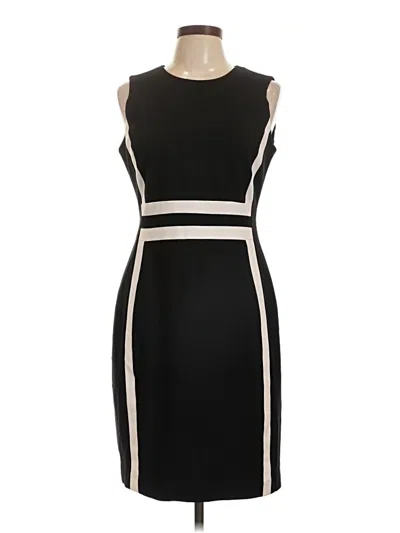 Pre-owned Calvin Klein Cocktail Dress In Black