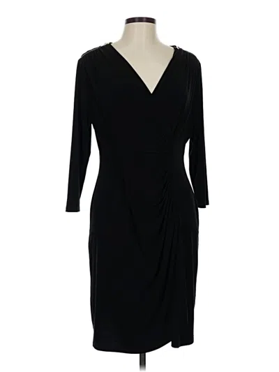 Pre-owned Calvin Klein Cocktail Dress In Black