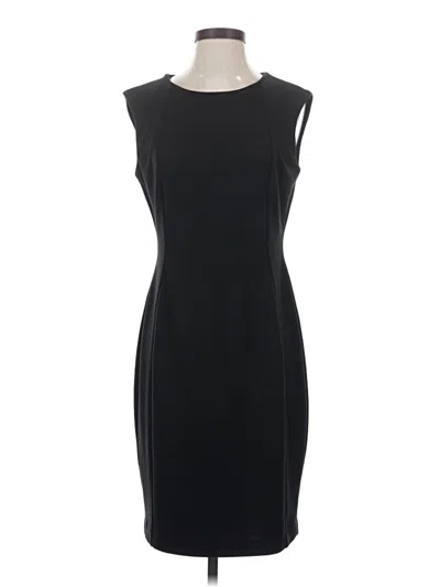 Pre-owned Calvin Klein Cocktail Dress In Black